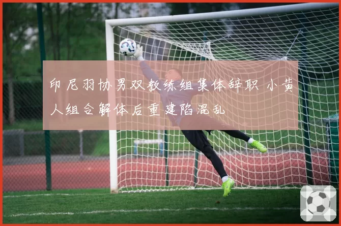 印尼羽协男双教练组集体辞职 小黄人组合解体后重建陷混乱