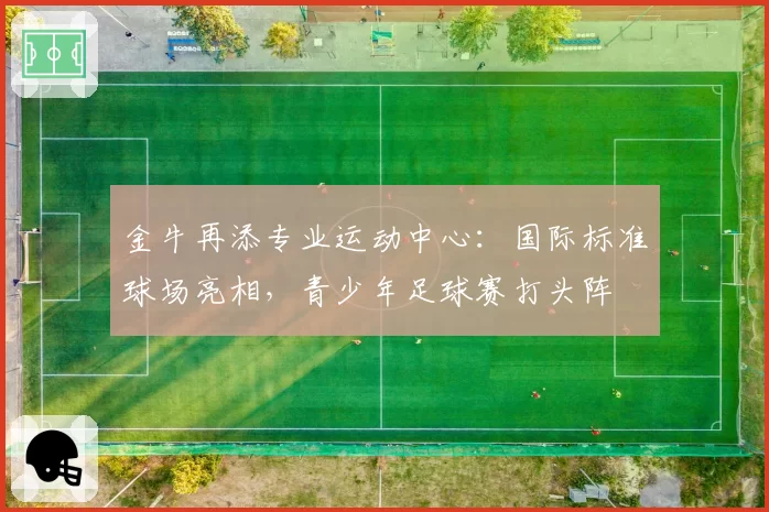金牛再添专业运动中心:国际标准球场亮相,青少年足球赛打头阵