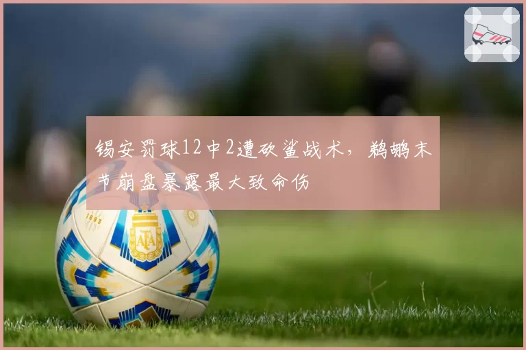 锡安罚球12中2遭砍鲨战术,鹈鹕末节崩盘暴露最大致命伤